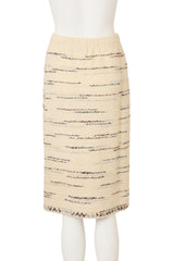 Vintage Adolfo Bouclé Stripe Skirt on mannequin @ Recess LA