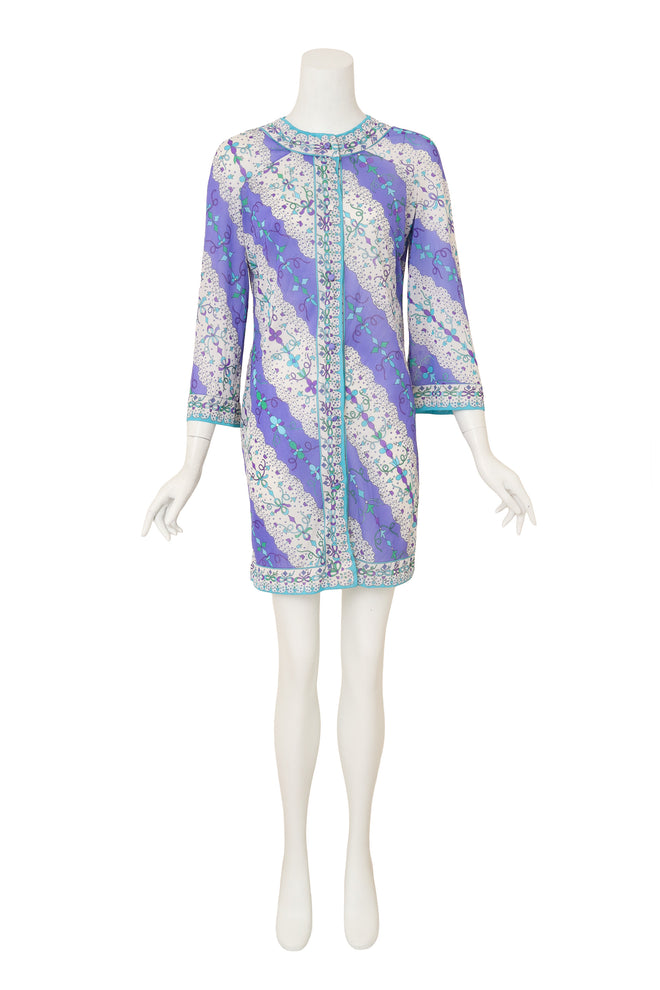 Mod Geo Ribbon Jacket Dress by Emilio Pucci on mannequin @ Recess LA