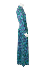 Vintage Pucci Diamond Dot Top, Skirt & Bag Set on mannequin side @ Recess LA
