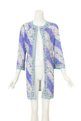 Mod Geo Ribbon Jacket Dress by Emilio Pucci on mannequin open @ Recess LA