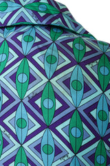 Vintage Pucci Diamond Dot Top print close @ Recess LA