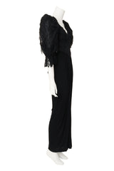 lantern sleeve evening gown by Ruben Panis on mannequin side @ Recess LA