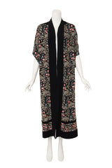 Embroidered Silk Garden Kimono @ Recess LA