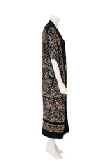 Embroidered Silk Garden Kimono side @ Recess LA