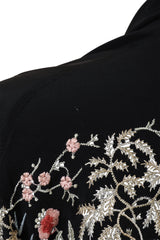 Embroidered Silk Garden Kimono small snag @ Recess LA