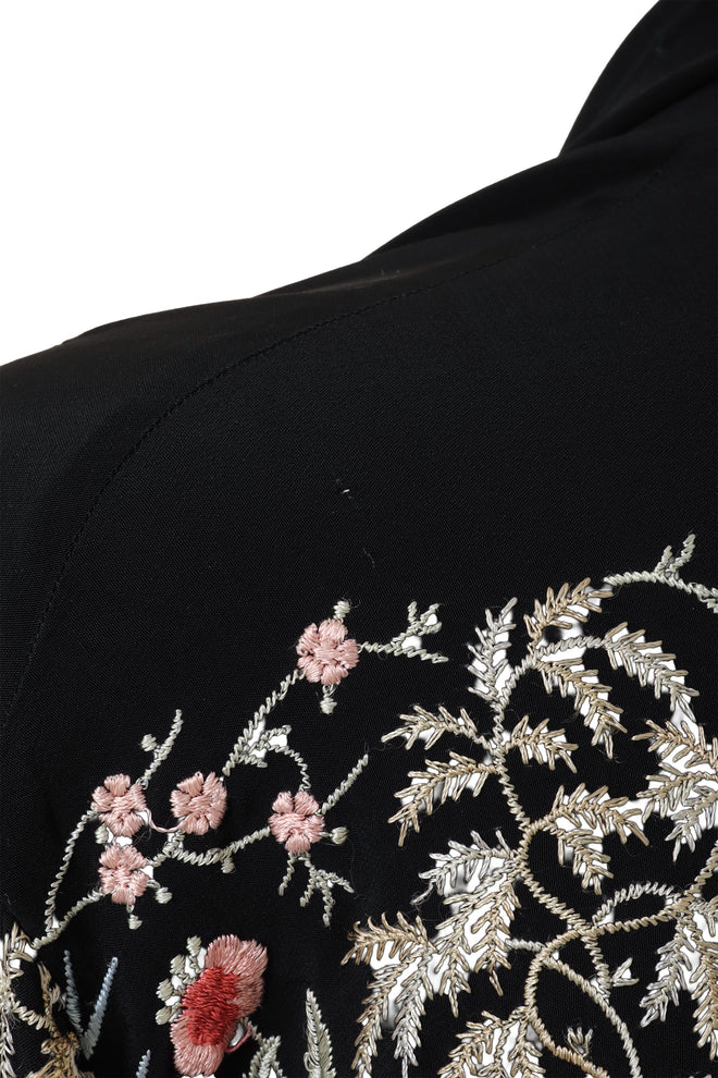 Embroidered Silk Garden Kimono small snag @ Recess LA