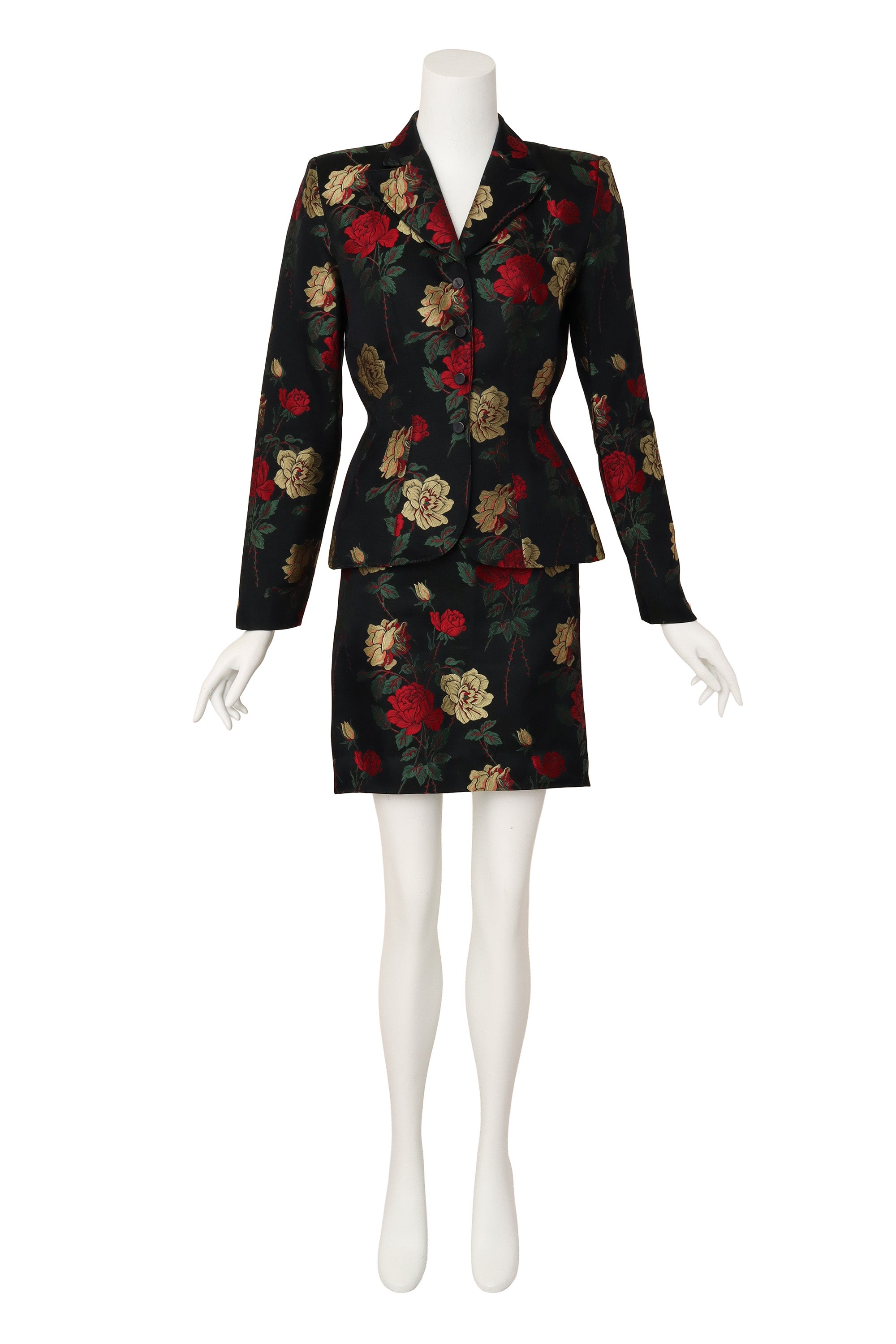 Rose Tapestry Jacket & Skirt Set