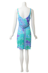 Mod Print Slip Set by Pucci on mannequin dress only back @ Recess LA