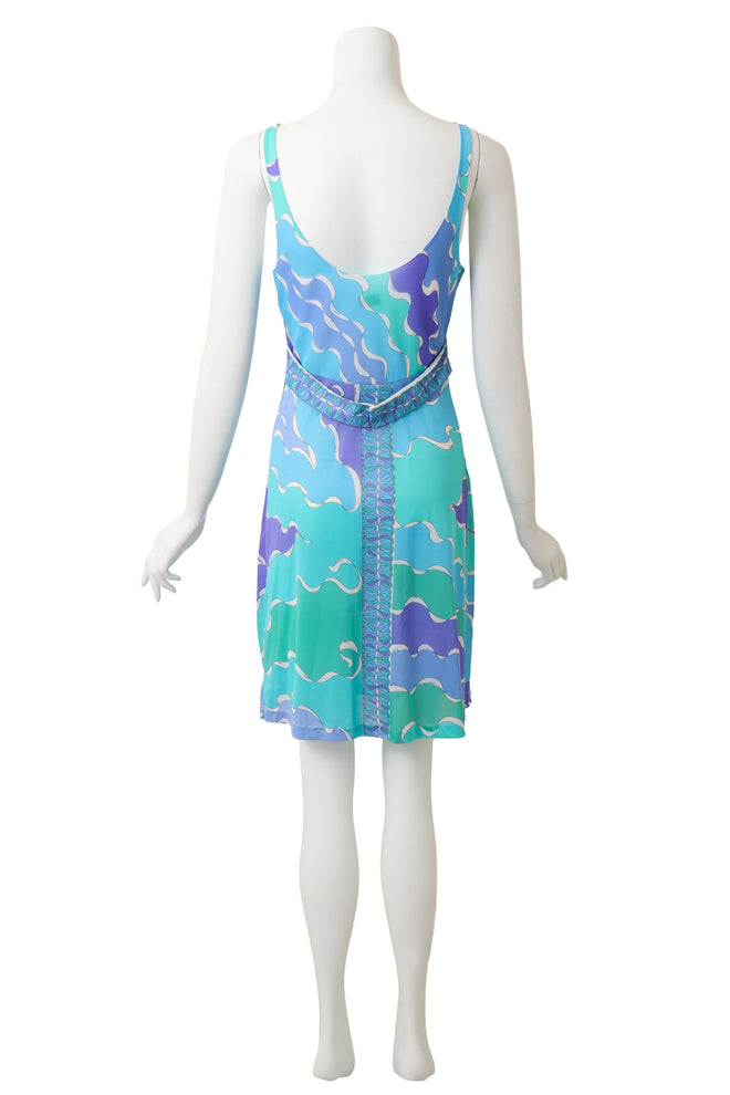 Mod Print Slip Set by Pucci on mannequin dress only back @ Recess LA