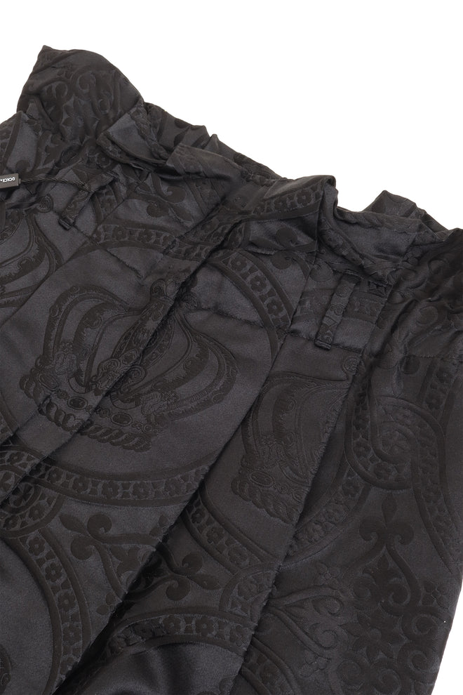 Crown Jacquard Trouser by Dolce & Gabbana close @ Recess LA