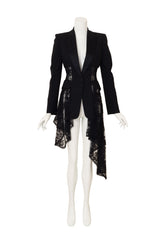 Lace Corset Tuxedo Jacket by Alexander McQueen on mannequin @ Recess LA