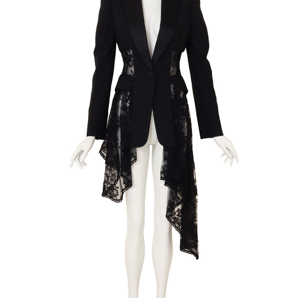Alexander McQueen 2018 F/W Lace Corset Tuxedo Jacket – Recess