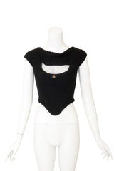 Vivienne Westwood Rib Knit Corset Top on mannequin @ Recess LA