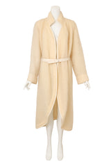 Vintage Jean Charles de Castelbejac Mohair Wrap Trench on mannequin @ Recess LA