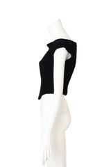 Vivienne Westwood Rib Knit Corset Top on mannequin side @ Recess LA