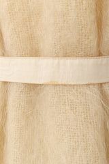 Vintage Jean Charles de Castelbejac Mohair Wrap Trench back belt stain @ Recess LA