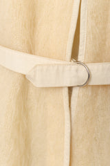 Vintage Jean Charles de Castelbejac Mohair Wrap Trench belt stain @ Recess LA