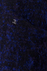 long bouclé vest by Chanel fabric close @ Recess LA