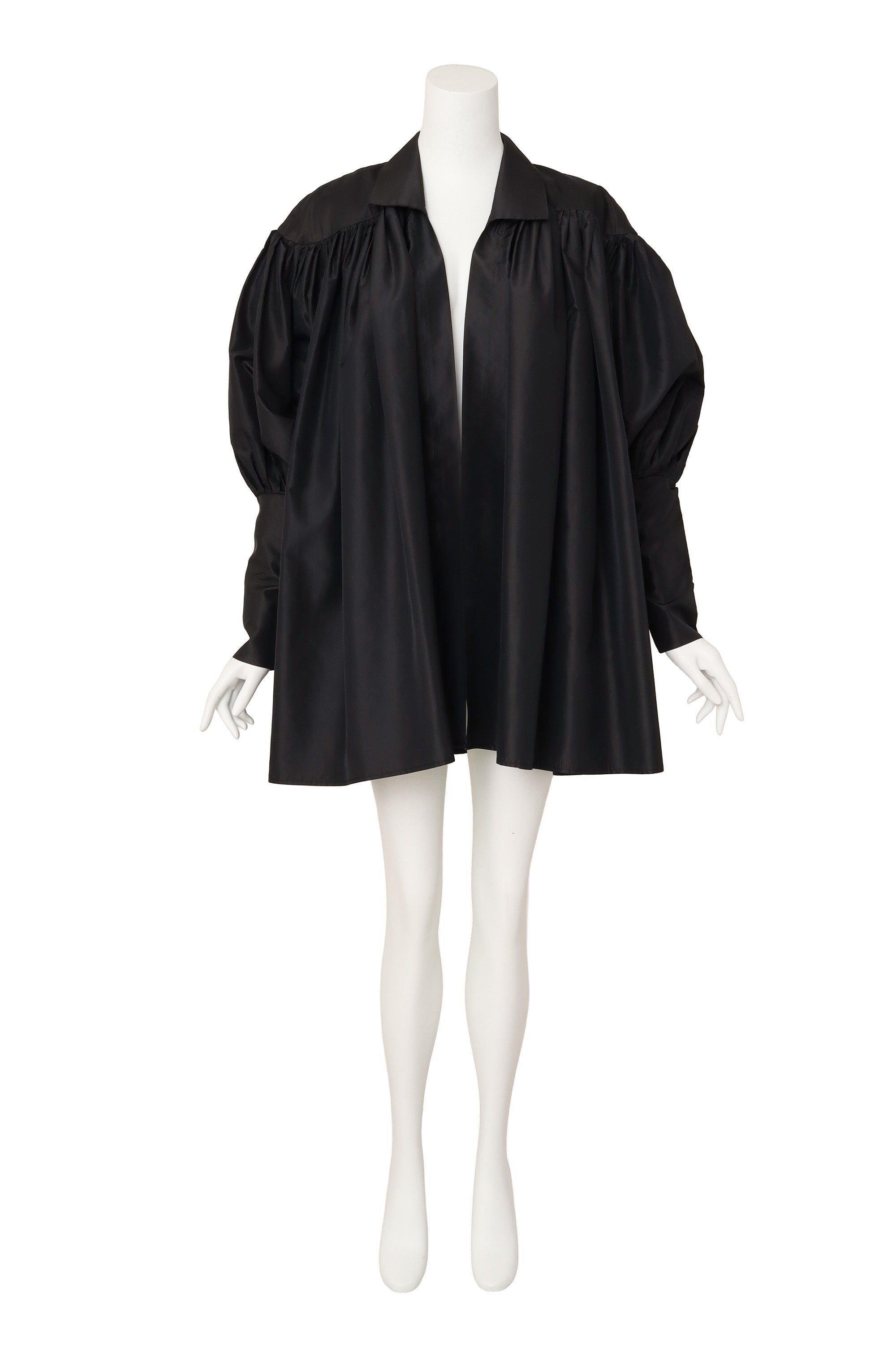 Voluminous pleated swing style jacket by Norma Kamali @ Recess LA