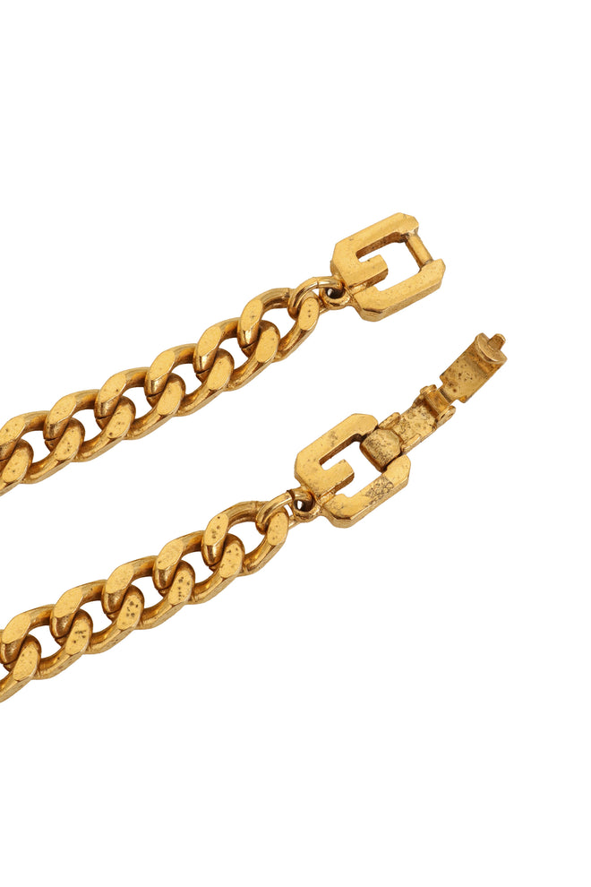 Enamel Panel Chain Necklace by Givenchy clasp open @ Recess LA