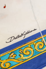 Majolica Vase Cotton Blouse by Dolce & Gabbana signature @ Recess LA