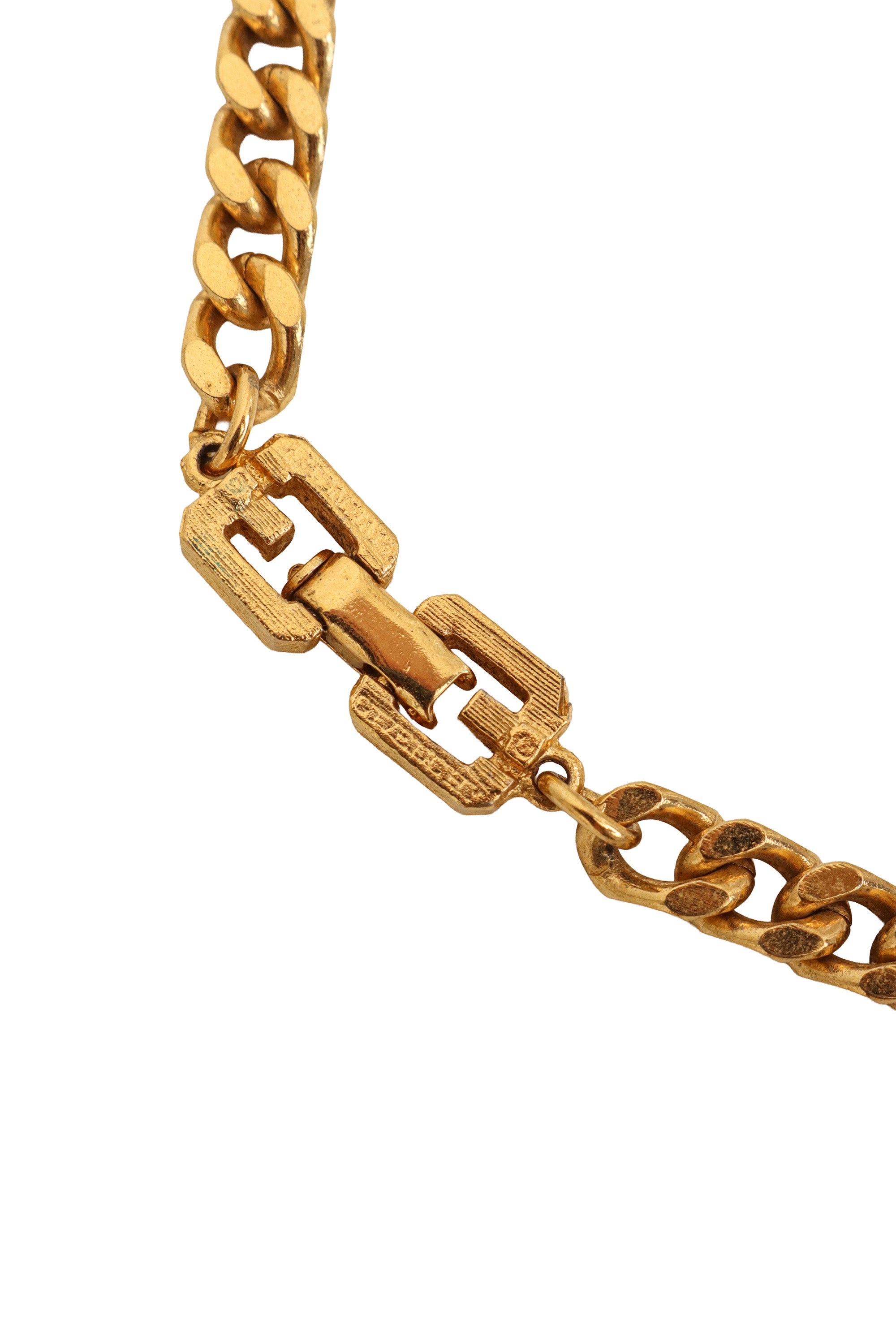 Enamel Panel Chain Necklace by Givenchy clasp @ Recess LA
