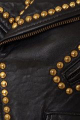Vintage Caché Eagle Studded Moto Jacket III scratch @ Recess LA