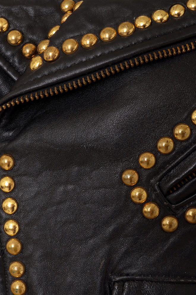 Vintage Caché Eagle Studded Moto Jacket III scratch @ Recess LA