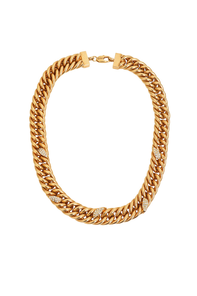 Crystal Chain Collar by Bijoux Cascio @ Recess LA
