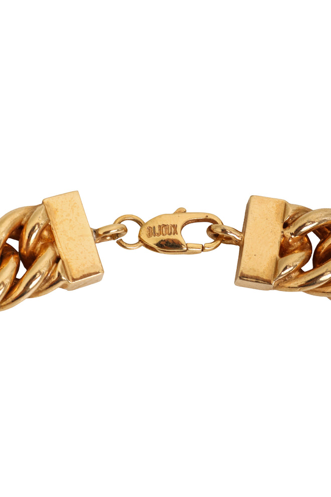 Crystal Chain Collar by Bijoux Cascio clasp Bijoux @ Recess LA