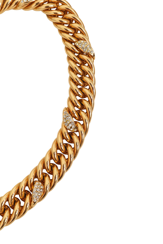 Crystal Chain Collar by Bijoux Cascio close @ Recess LA