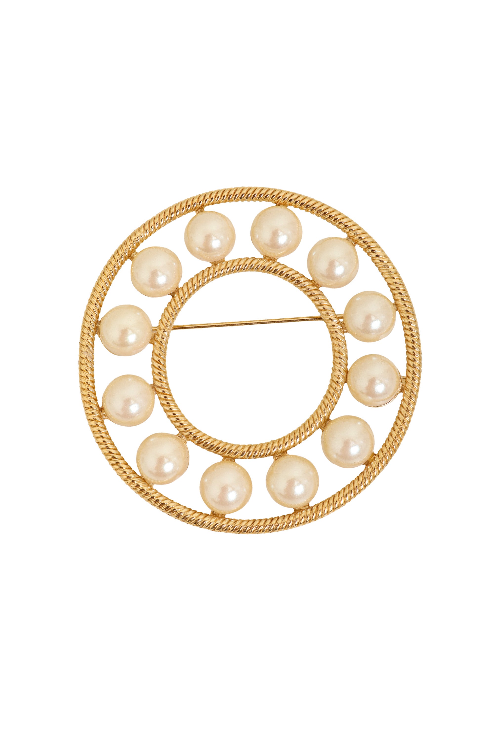 Pearl Ring Brooch by Givenchy @ Recess LA