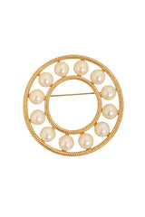 Pearl Ring Brooch by Givenchy @ Recess LA