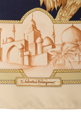 Desert Scene Print Scarf by Salvatore Ferragamo @ Recess LA