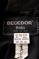 studded leather motorcycle jacket by Begedor label @ Recess LA