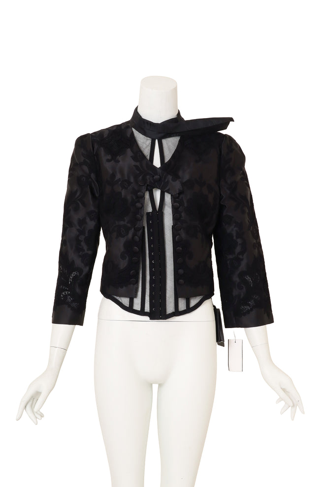 Embroidered Brocade Corset Jacket by Dolce & Gabbana on mannequin at Recess Beverly Hills