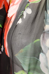 Dolce & Gabbana Blouson Floral Silk Dress snag @ Recess LA