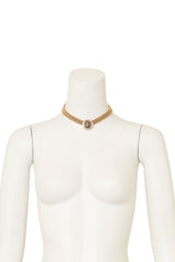 Pavé Coin Collar Necklace by Vogue Bijoux on mannequin @ Recess LA