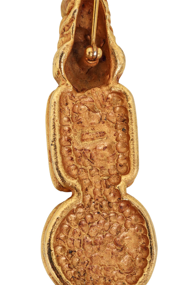 Stag Intaglio Brooch by Lazaro signature @ Recess LA