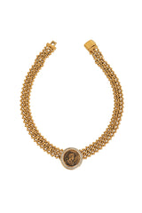 Pavé Coin Collar Necklace by Vogue Bijoux @ Recess LA