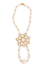 Enamel Mosaic Pendant Necklace by William De Lillo @ Recess LA