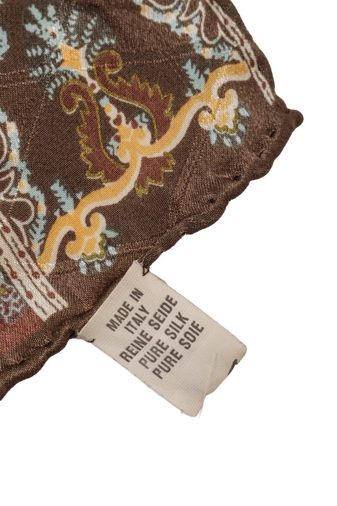 Rose Paisley Print Scarf by Pierre Balmain @ Recess LA