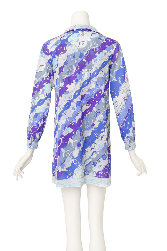 Diamond floral loop patterned slip set by Emilio Pucci back @ Recess LA 
