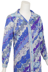 Diamond floral loop patterned slip set by Emilio Pucci up close @ Recess LA 