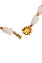 Enamel Mosaic Pendant Necklace by William De Lillo signature @ Recess LA
