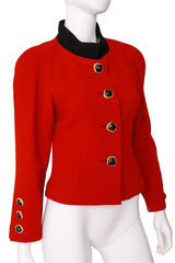 Cropped Wool Jacket by Christian Lacroix on mannequin close @ Recess LA