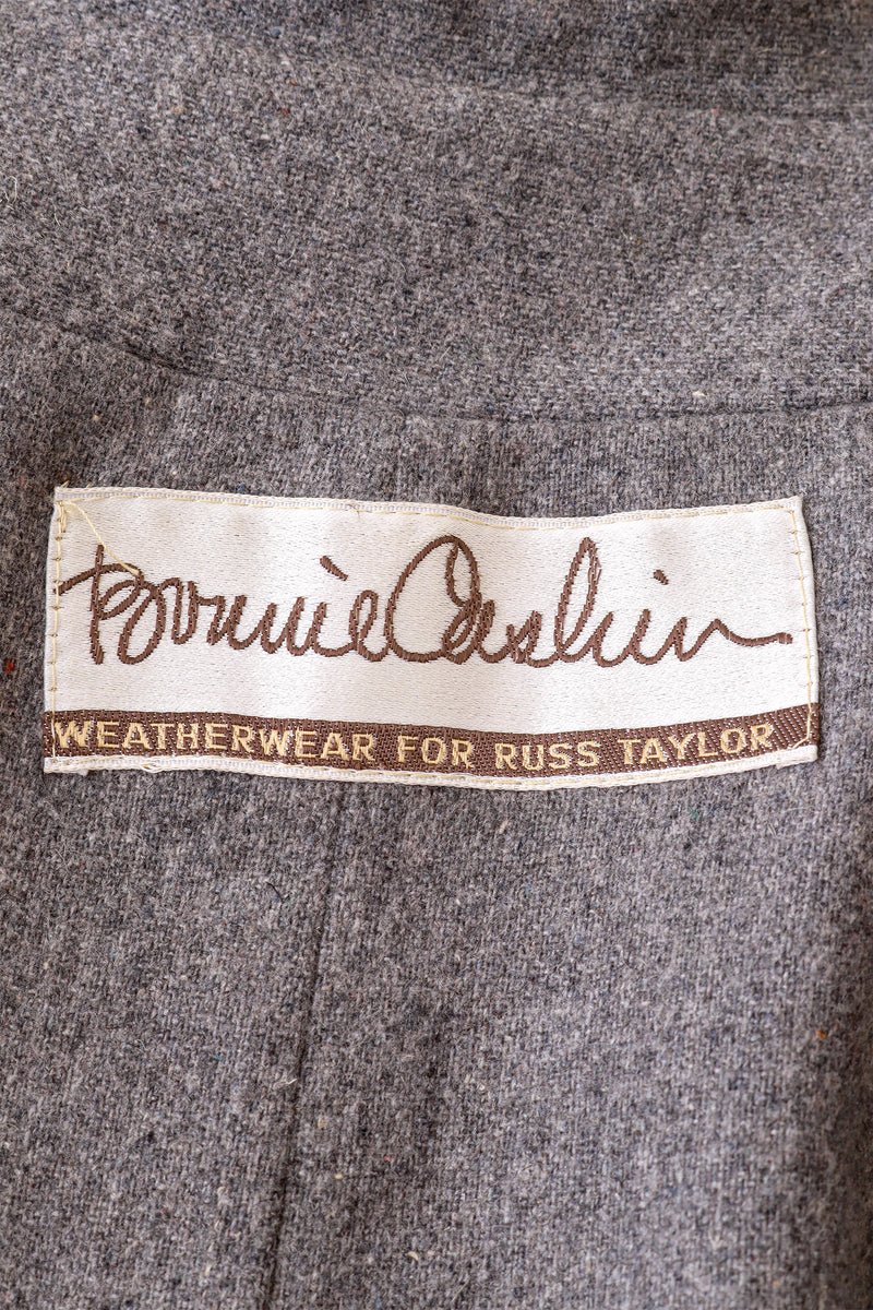 Canvas Fisherman Coat by Bonnie Cashin label @ Recess LA