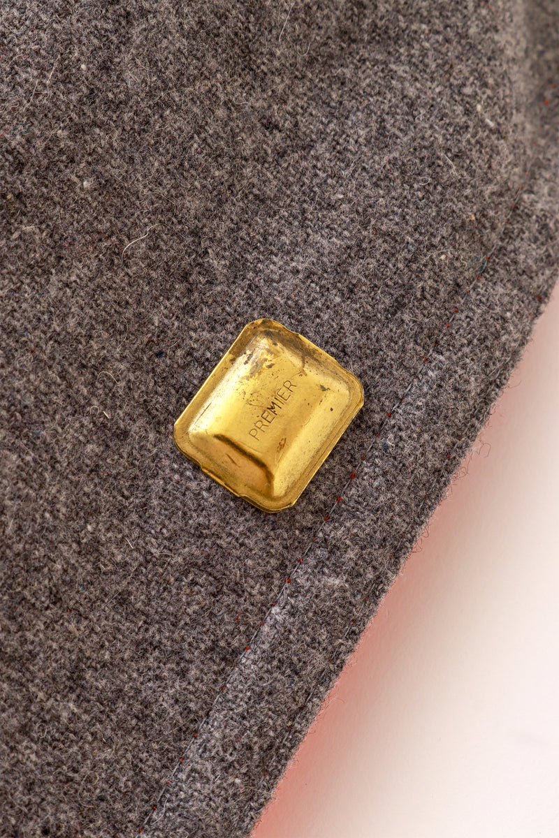 Canvas Fisherman Coat by Bonnie Cashin inner button @ Recess LA