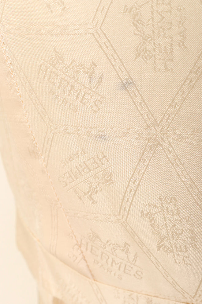 silk vest top by Hermès lining stain @ Recess LA
