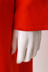 Canvas Fisherman Coat by Bonnie Cashin on mannequin sleeve scuff @ Recess LA